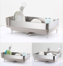 Load image into Gallery viewer, 4bnk premium frame dish rack Stainless steel matarial Light gray color 50.23417(cm)
