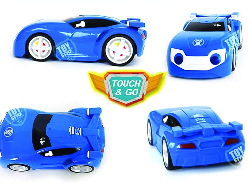 Ja-Ru Xbotz Quick Change Vehicle Blue Car Charge And Go Play Toy